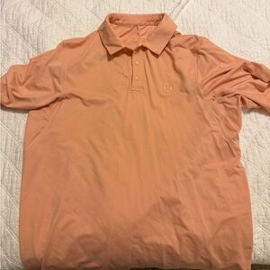 Lululemon - Logo-Appliquéd Stretch Recycled-Piqué Golf Polo Shirt - Peach